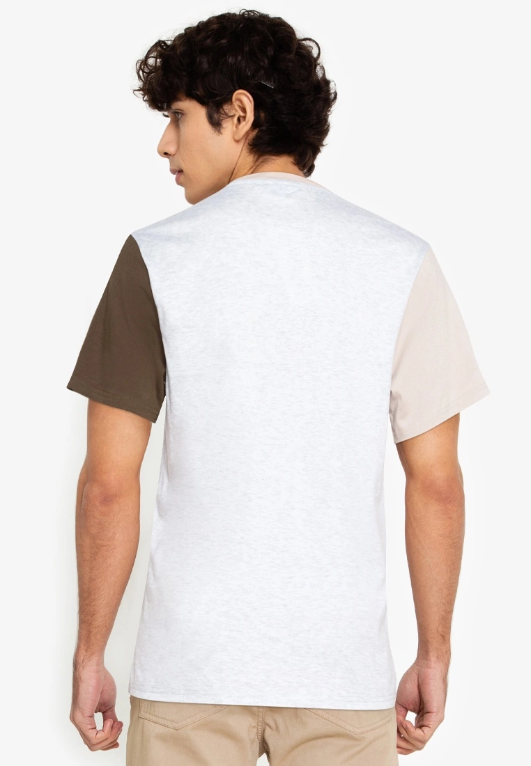 ZALORA BASICS Colour Block T-Shirt - Billede 2