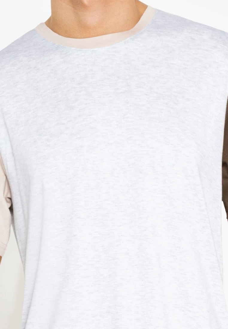 ZALORA BASICS Colour Block T-Shirt - Billede 3