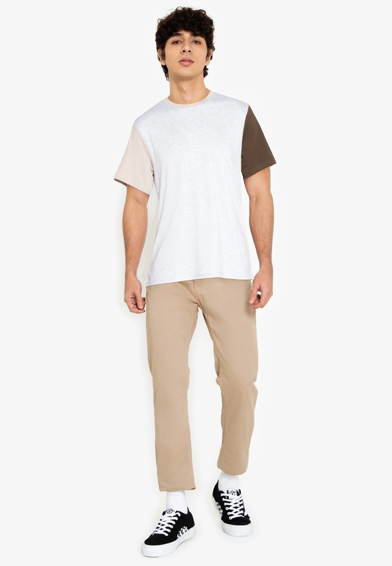 ZALORA BASICS Colour Block T-Shirt - Billede 4
