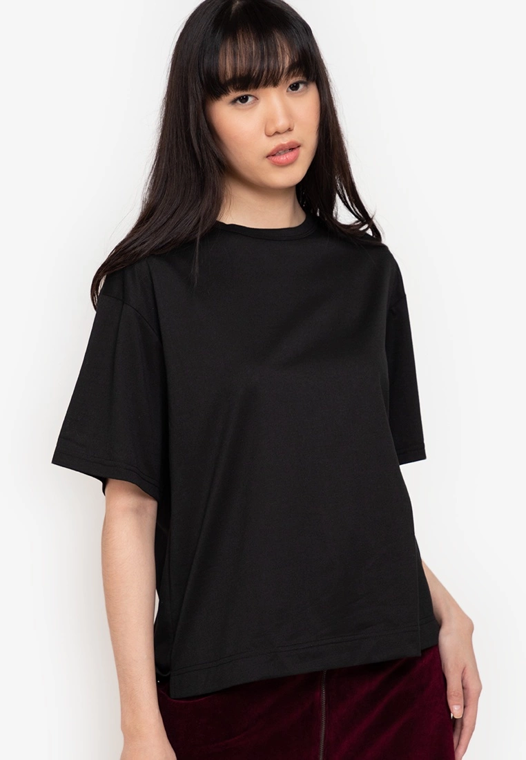 ZALORA BASICS Basic Oversized Crew Neck T-shirt - Billede 3