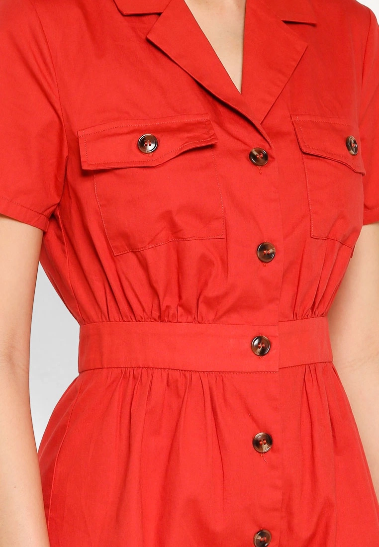 ZALORA BASICS Camp Collar Playsuit - Billede 3