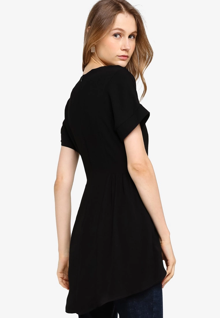 ZALORA BASICS Dip Hem Frill Side Tunic - Billede 2