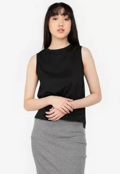 ZALORA BASICS Basic Sleeveless T-shirt