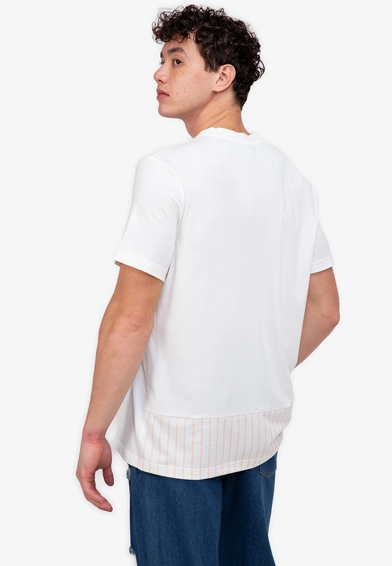 ZALORA BASICS Back Hem Panel T-Shirt - Billede 2