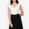 ZALORA BASICS Tie Shoulder Top