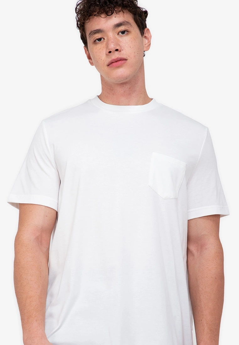 ZALORA BASICS Back Hem Panel T-Shirt - Billede 3