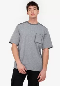 ZALORA BASICS Contrast Trims T-Shirt