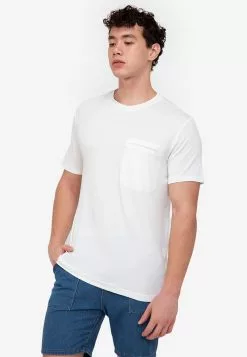 ZALORA BASICS Slit Pocket T-Shirt
