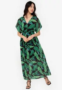 ZALORA BASICS Cinched Kaftan Dress