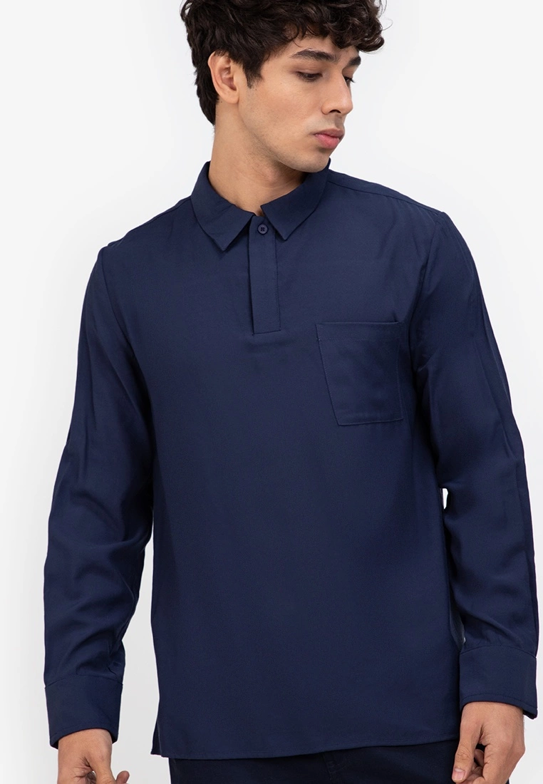 ZALORA BASICS Polo Placket Shirt - Billede 3