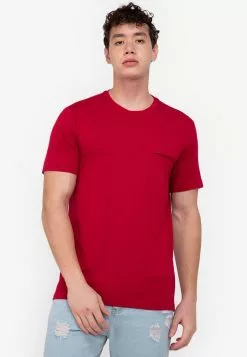 ZALORA BASICS Slit Pocket T-Shirt