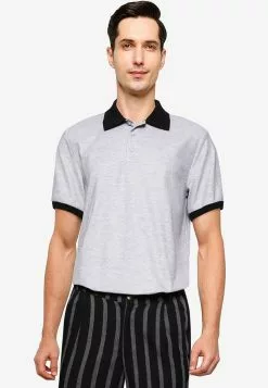 ZALORA BASICS Contrast Collar Polo Shirt