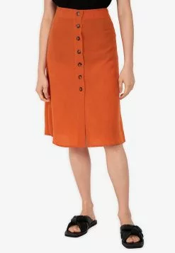 ZALORA BASICS Basic Button Through Midi Skirt
