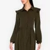 ZALORA BASICS Frill Detail Shirt Dress