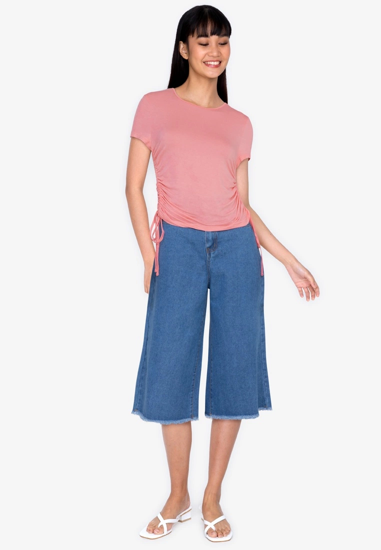 ZALORA BASICS Ruched Side Detail Top - Billede 4