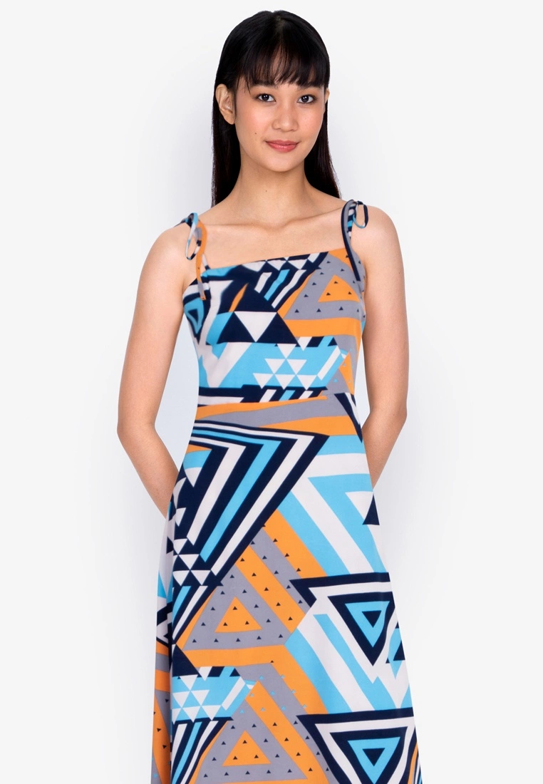 ZALORA BASICS Tie Strap Midi Cami Dress - Billede 4