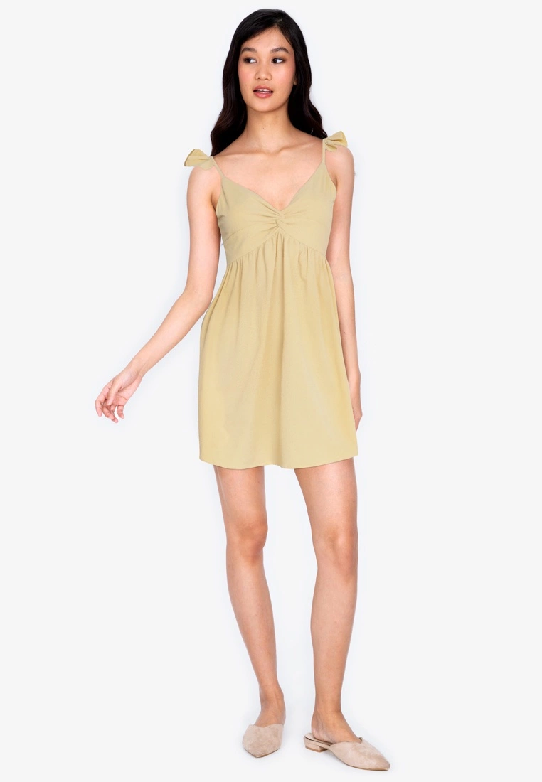 ZALORA BASICS Twist Front Fit and Flare Dress - Billede 4