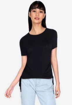 ZALORA BASICS Ruched Side Detail Top