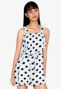 ZALORA BASICS Square Neck Playsuit