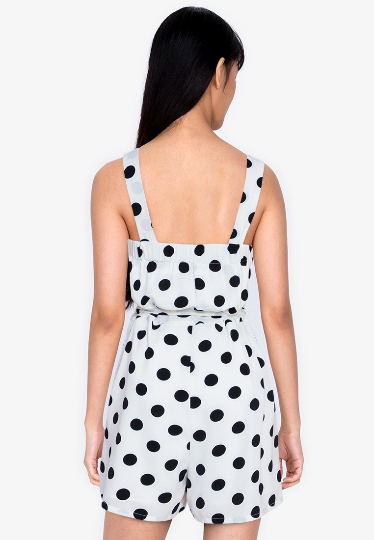 ZALORA BASICS Square Neck Playsuit - Billede 2