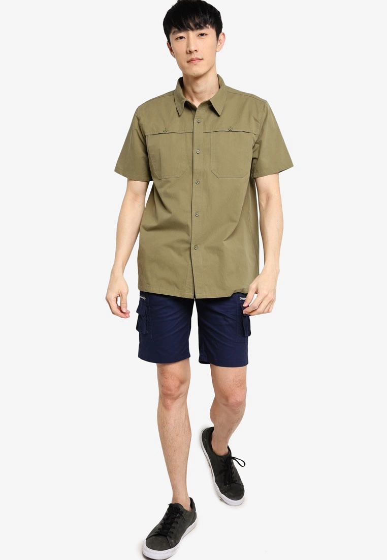 ZALORA BASICS Boxy Fit Utility Shirt - Billede 4