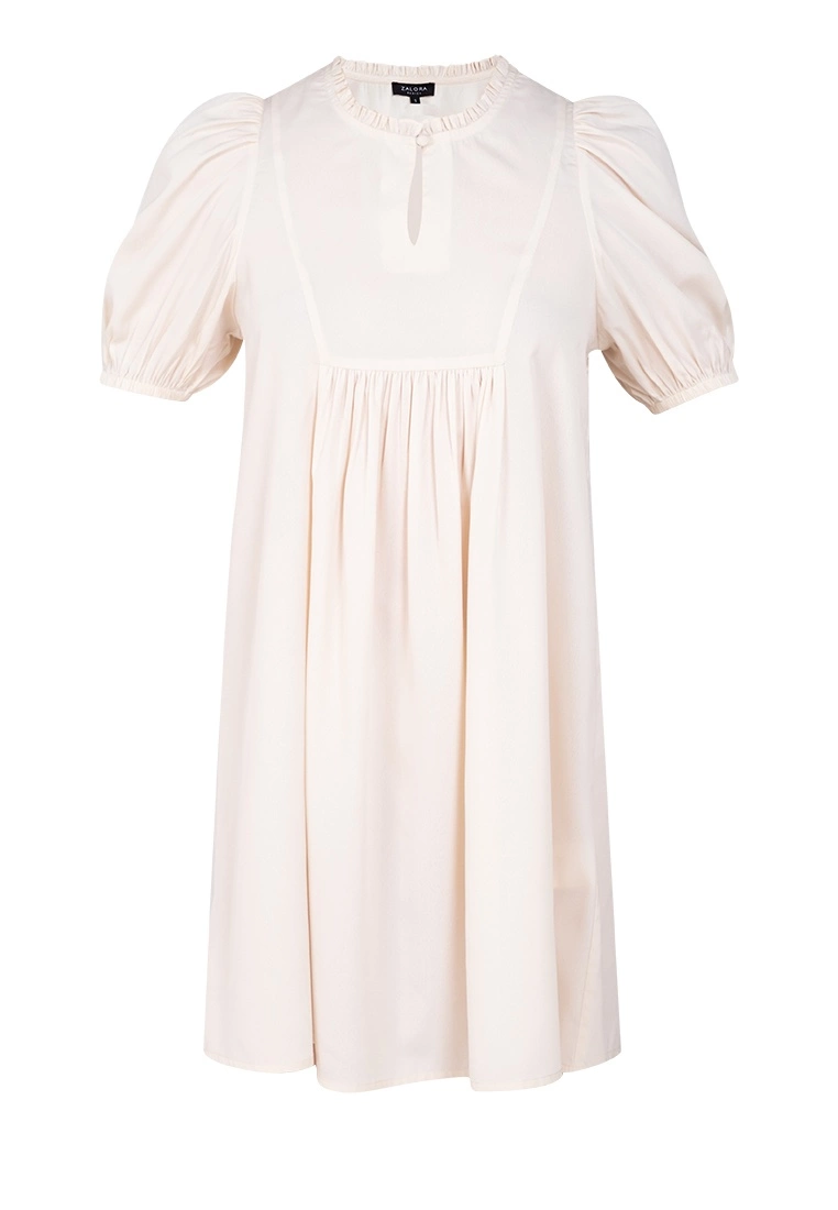 ZALORA BASICS Puff Sleeve Keyhole Front Mini Dress - Billede 5