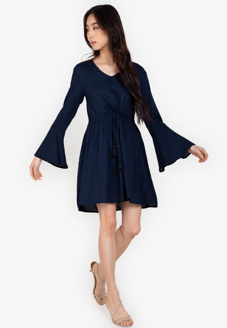 ZALORA BASICS Back Keyhole Tunic Dress - Billede 4