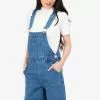ZALORA BASICS Basic Patch Pocket Denim Dungarees