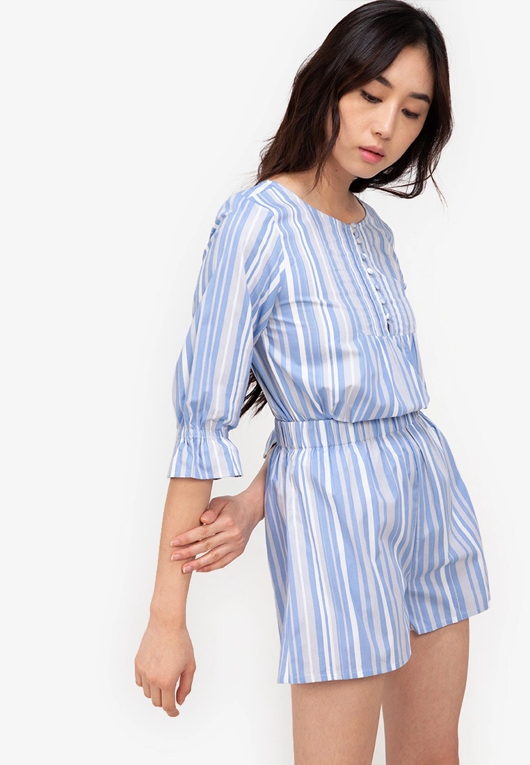 ZALORA BASICS Bohemian 3/4 Sleeve Blouse