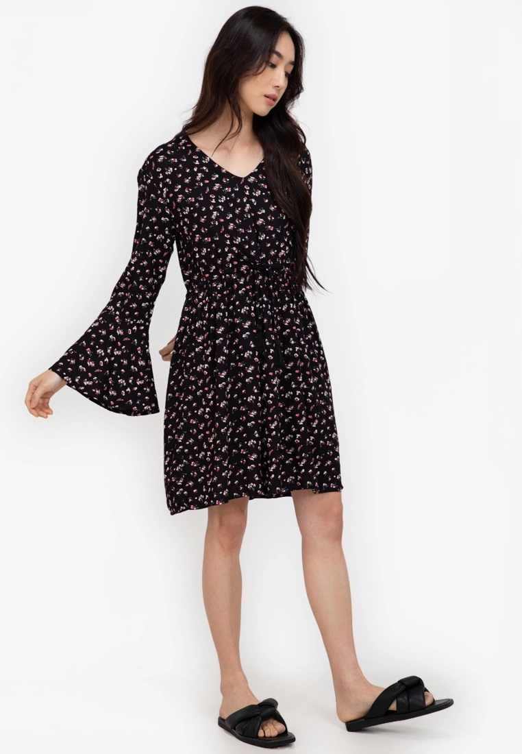 ZALORA BASICS Back Keyhole Tunic Dress - Billede 4