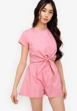 ZALORA BASICS Front Tie Top