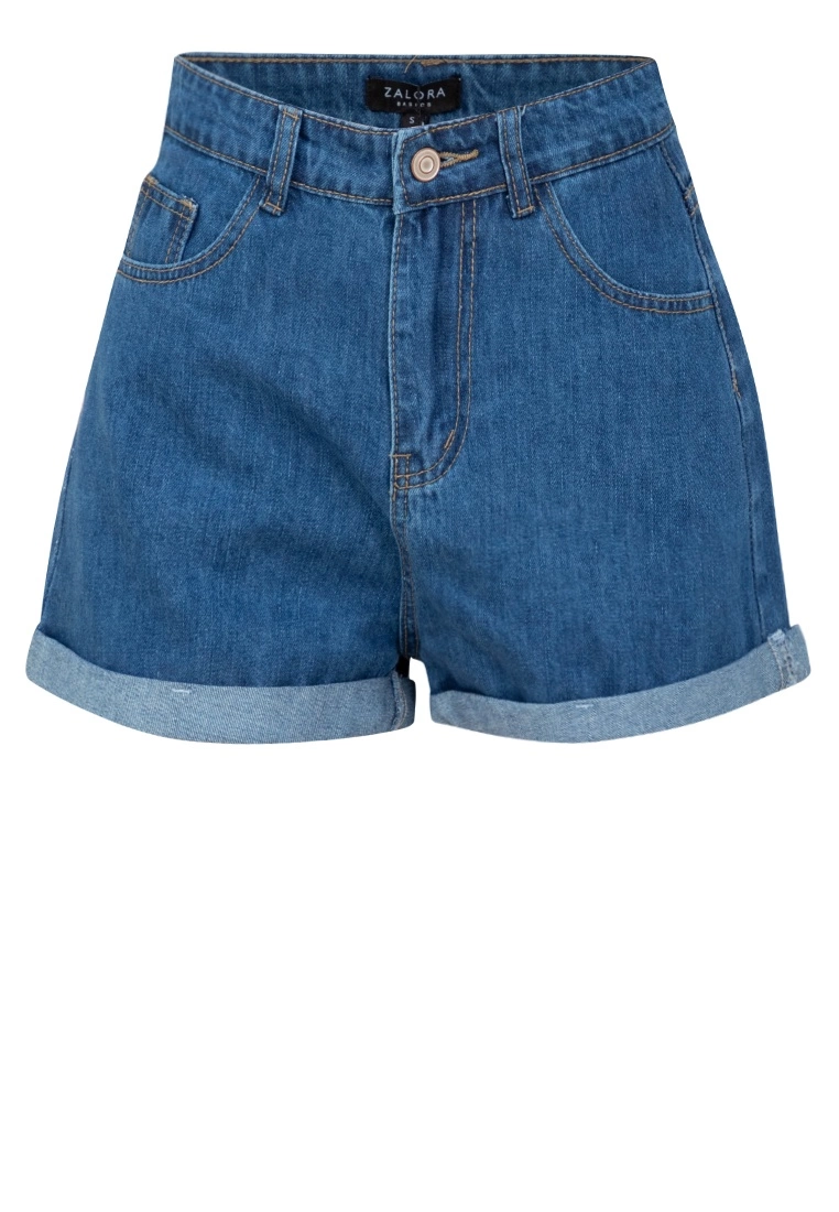 ZALORA BASICS Mom Fit Denim Shorts - Billede 5