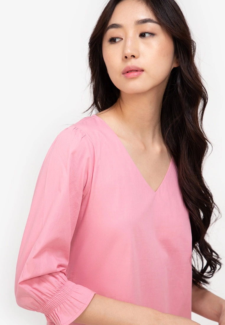 ZALORA BASICS Ruffle Hem Drop Waist Dress - Billede 3