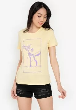 ZALORA BASICS Still Life Graphic T-shirt