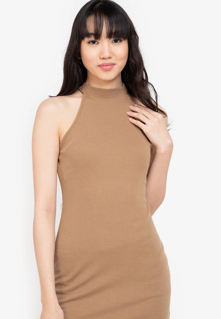 ZALORA BASICS Basic Halter Bodycon Dress - Billede 3