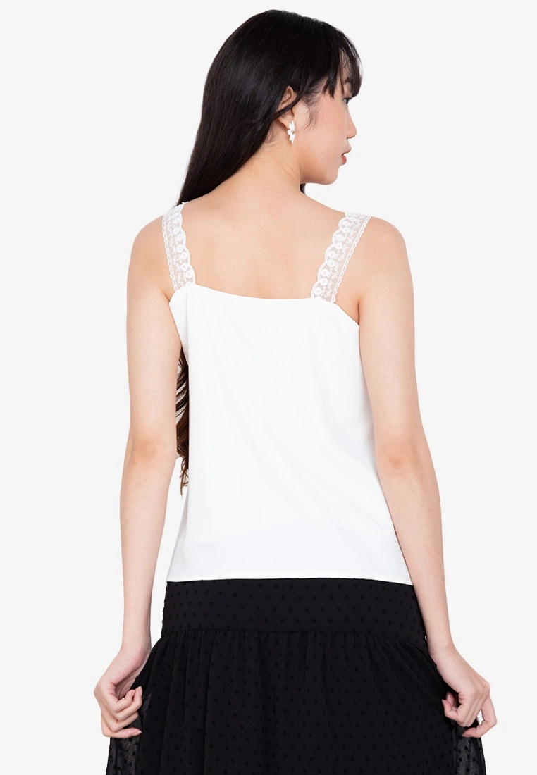 ZALORA BASICS Lace Trim Cami Top - Billede 2