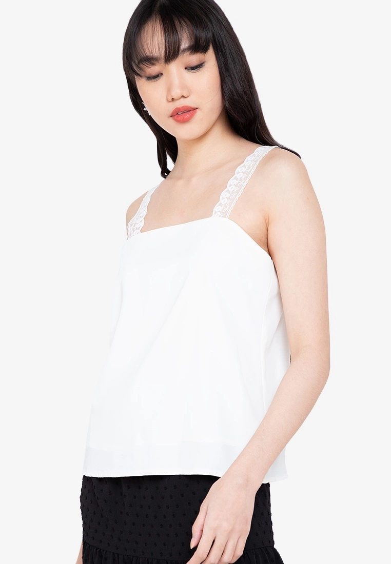 ZALORA BASICS Lace Trim Cami Top - Billede 3