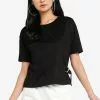 ZALORA BASICS Crew Neck Boxy Pocket Top