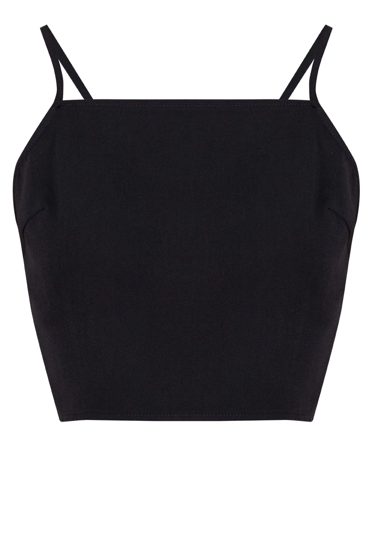 ZALORA BASICS 100% Recycled Polyester Cropped Cami Top - Billede 5