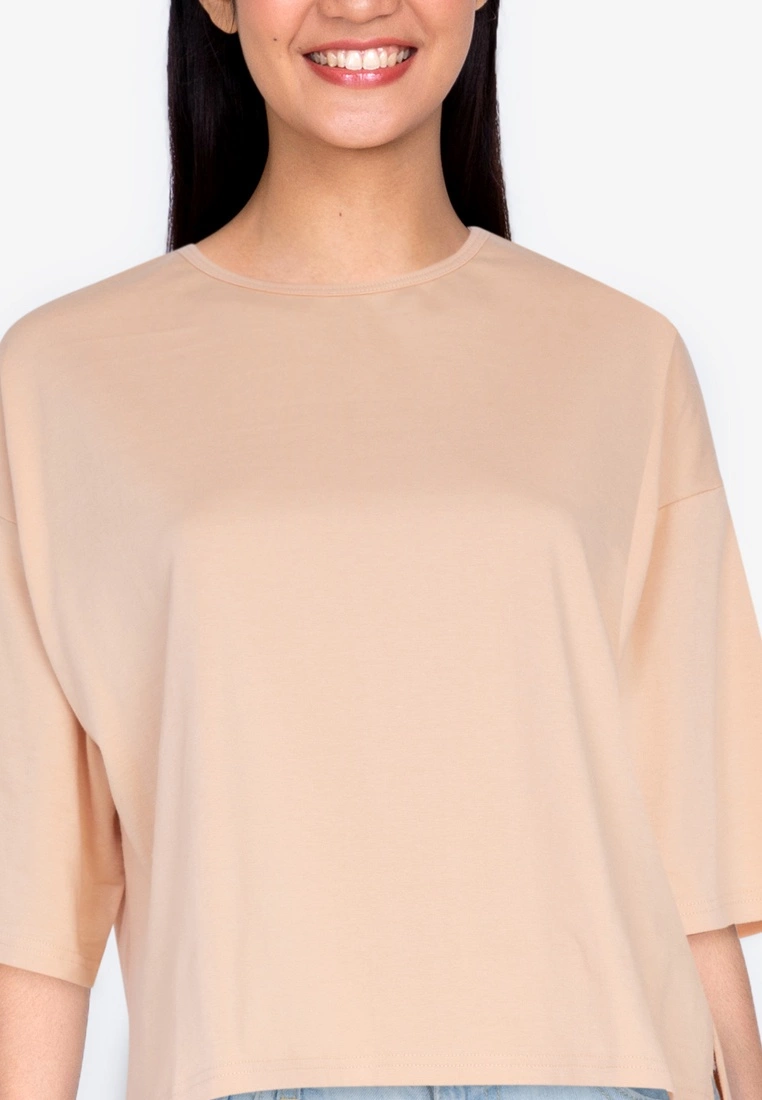 ZALORA BASICS Side Split T-shirt - Billede 3
