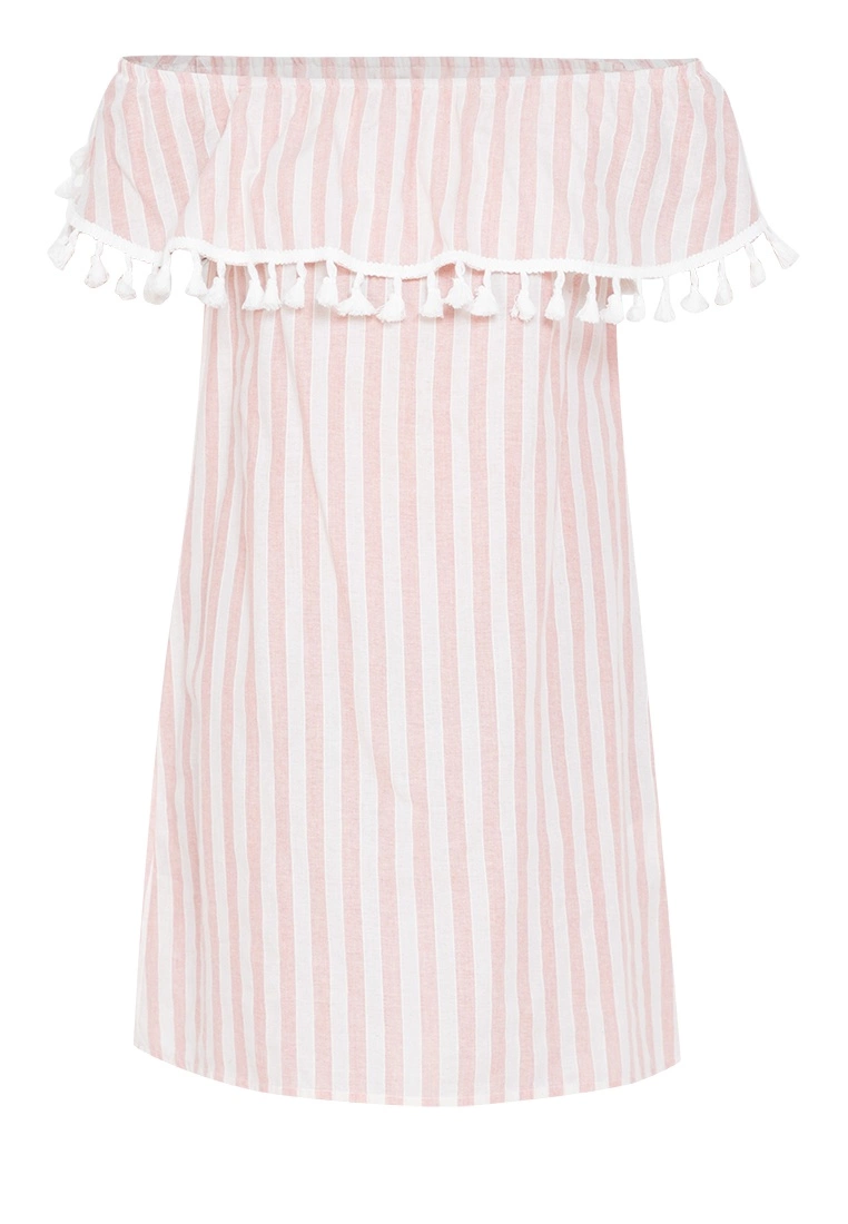 ZALORA BASICS Tassel Detail Off Shoulder Dress - Billede 5