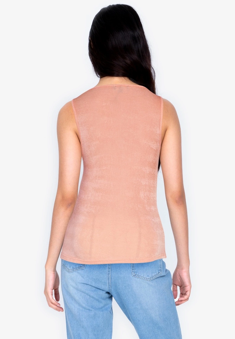 ZALORA BASICS Textured Halter Neck Top - Billede 2