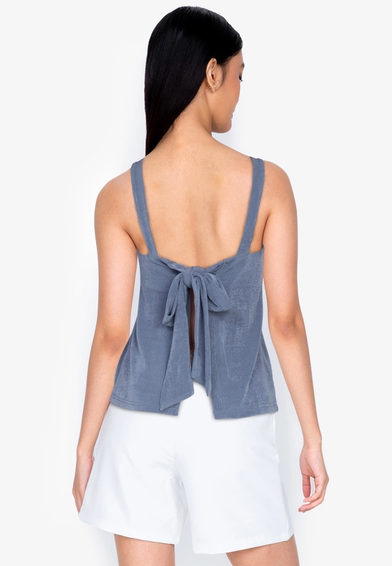 ZALORA BASICS Basic Back Bow Strap Top - Billede 2