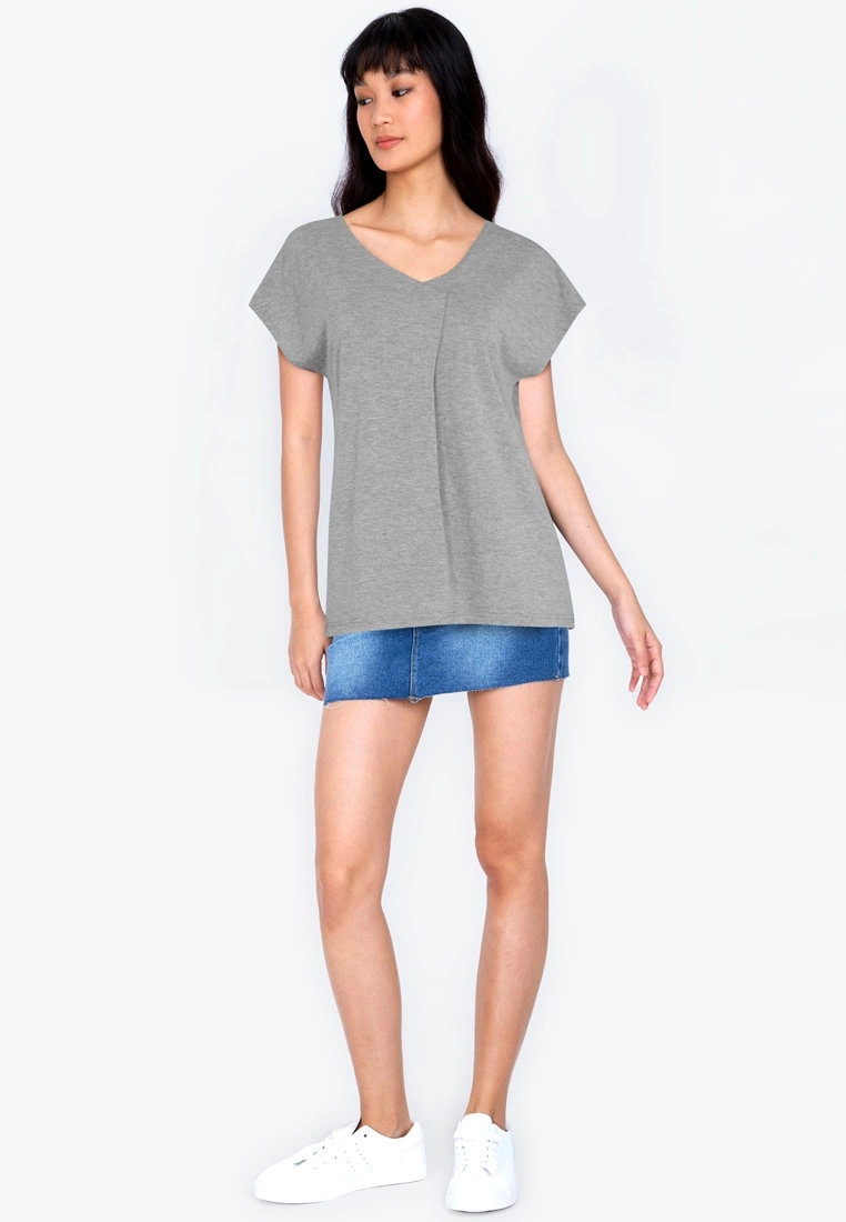 ZALORA BASICS Basic Bar Detail Blouse - Billede 4