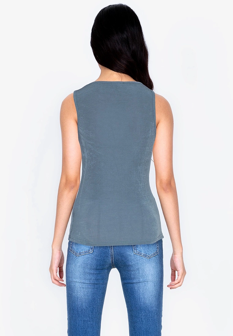 ZALORA BASICS Textured Halter Neck Top - Billede 2