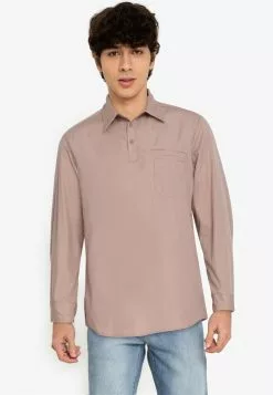 ZALORA BASICS Pull-On Shirt