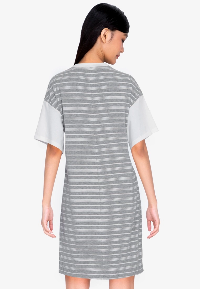 ZALORA BASICS Contrast Blocked T-shirt Dress - Billede 2