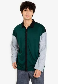 ZALORA BASICS Colourblock Polo Shirt