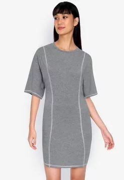 ZALORA BASICS Contrast Jersey Sheath Dress