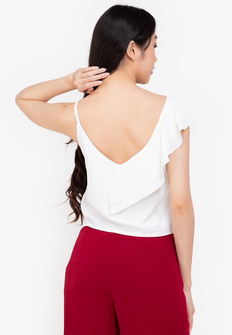 ZALORA BASICS Ruffle Detail Cami Top - Billede 2